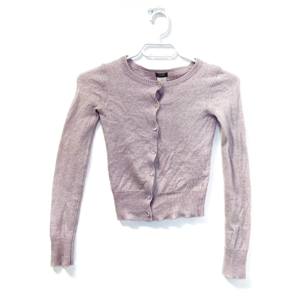 JCrew | Lavender Gem Cardigan